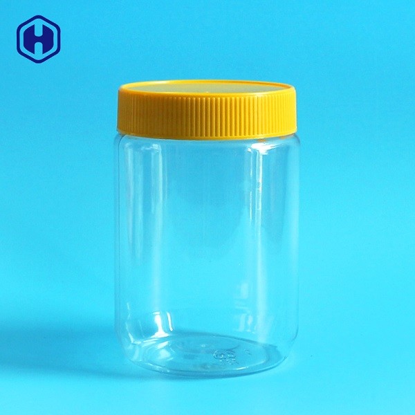 BPA içermeyen plastik gıda saklama kavanozları 480ml 16oz toksik olmayan geri dönüştürülebilir